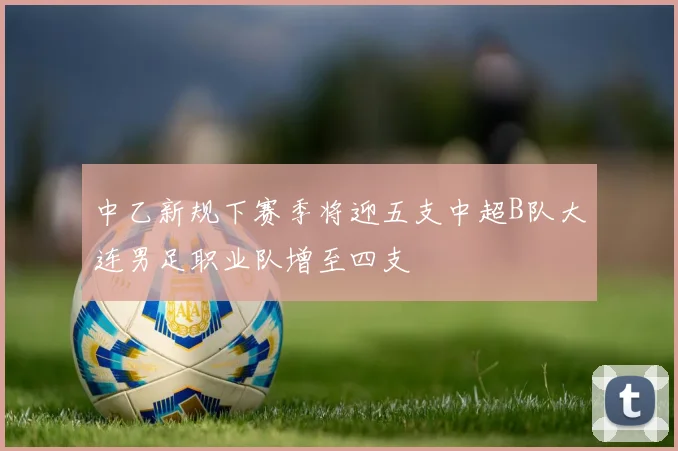 中乙新规下赛季将迎五支中超B队大连男足职业队增至四支